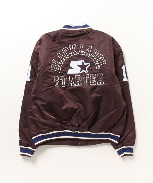 STARTER BLACK LABEL（スターターブラックレーベル）の「【STARTER /スターター】リブライン中綿キルトスタジャン（スタジャン・メンズ・ブラック/ネイビー/ブラウン・M/L/XL）」の7枚目の写真