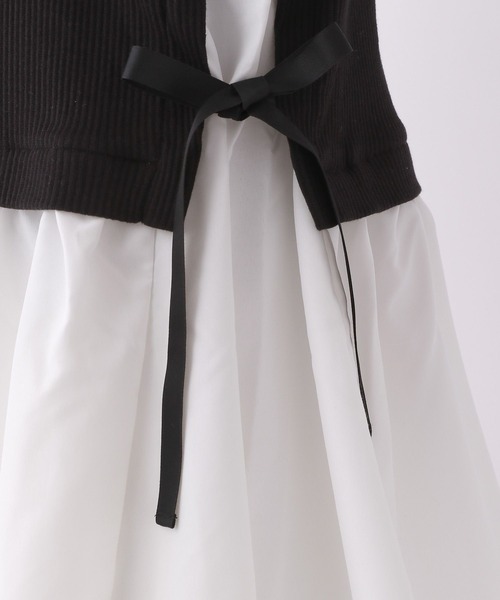 repipi armario（レピピ アルマリオ）の「プチハイドッキングブラウス（シャツ/ブラウス・キッズ・ブラック/ブルー/ベージュ・SMALL/MEDIUM/LARGE）」の15枚目の写真