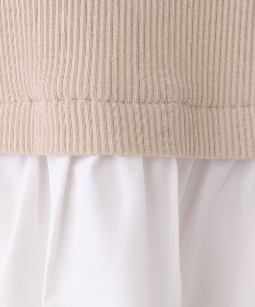 repipi armario（レピピ アルマリオ）の「プチハイドッキングブラウス（シャツ/ブラウス・キッズ・ブラック/ブルー/ベージュ・SMALL/MEDIUM/LARGE）」の9枚目の写真