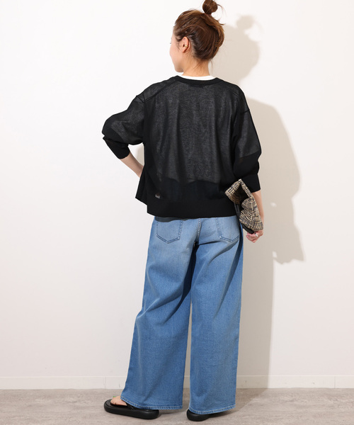 relume デニムワイドギャザー JOURNAL STANDARD relume（ジャーナルスタンダード レリューム