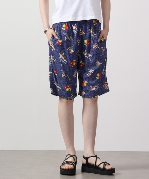 ACE(エース)の「ACE アロハ ハーフパンツ(その他パンツ・メンズ・レモンイエロー/ネイビー系/カーキ/ブラック/ワイン/ネイビー/イエロー系・M/L/LL)」の5枚目の写真