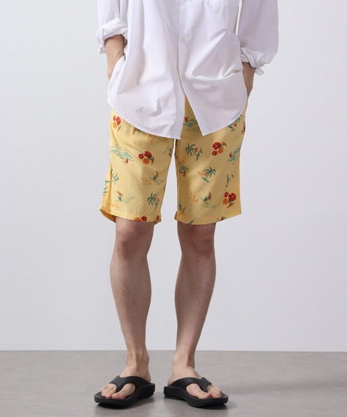 ACE(エース)の「ACE アロハ ハーフパンツ(その他パンツ・メンズ・レモンイエロー/ネイビー系/カーキ/ブラック/ワイン/ネイビー/イエロー系・M/L/LL)」の6枚目の写真