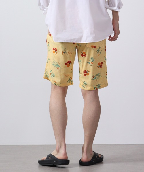 ACE(エース)の「ACE アロハ ハーフパンツ(その他パンツ・メンズ・レモンイエロー/ネイビー系/カーキ/ブラック/ワイン/ネイビー/イエロー系・M/L/LL)」の9枚目の写真