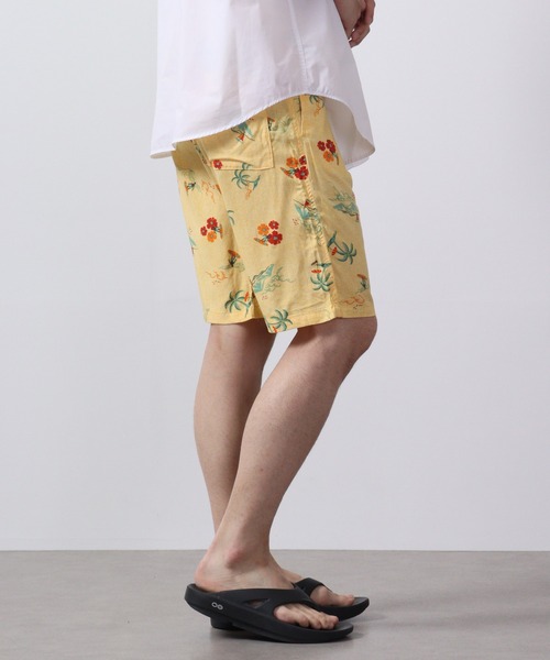 ACE(エース)の「ACE アロハ ハーフパンツ(その他パンツ・メンズ・レモンイエロー/ネイビー系/カーキ/ブラック/ワイン/ネイビー/イエロー系・M/L/LL)」の8枚目の写真
