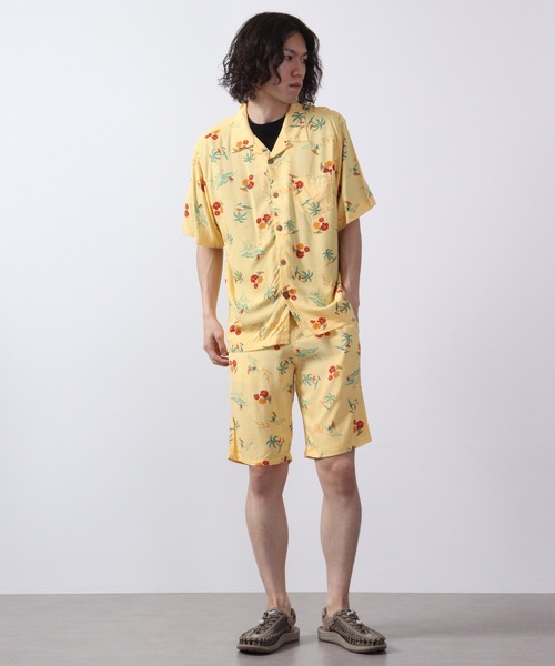 ACE(エース)の「ACE アロハ ハーフパンツ(その他パンツ・メンズ・レモンイエロー/ネイビー系/カーキ/ブラック/ワイン/ネイビー/イエロー系・M/L/LL)」の11枚目の写真