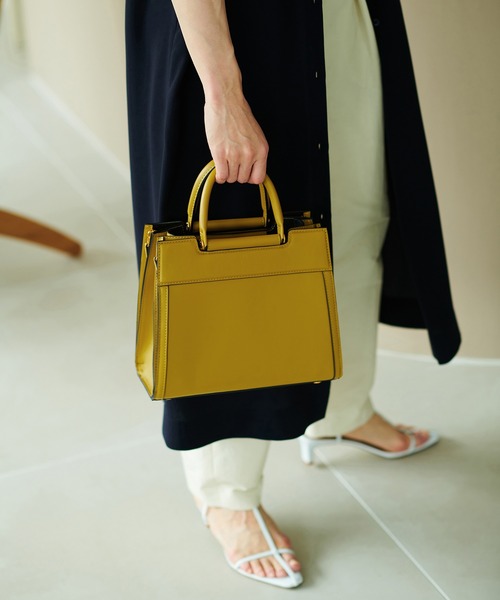 E'POR（エポール）の「【E'POR】W BAG Medium（ハンドバッグ・レディース・ベージュ/マスタード/ホワイト系その他2・FREE）」の13枚目の写真