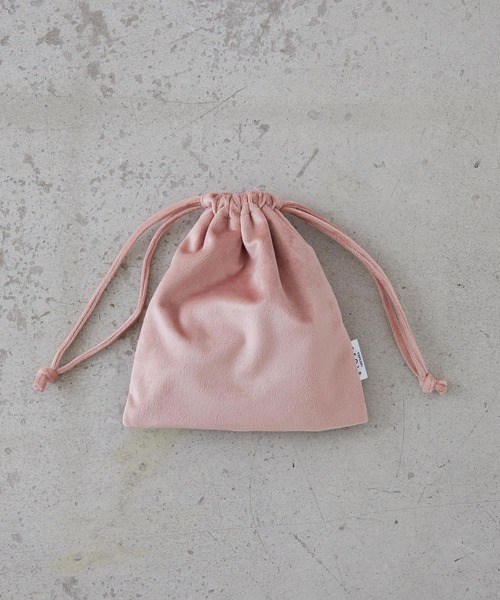 EFOLE(エフォル)の「Velor mini drawstrings / ベロア ミニ 巾着(ハンドバッグ・レディース・ピンク/ラベンダー/イエロー・FREE)」の6枚目の写真