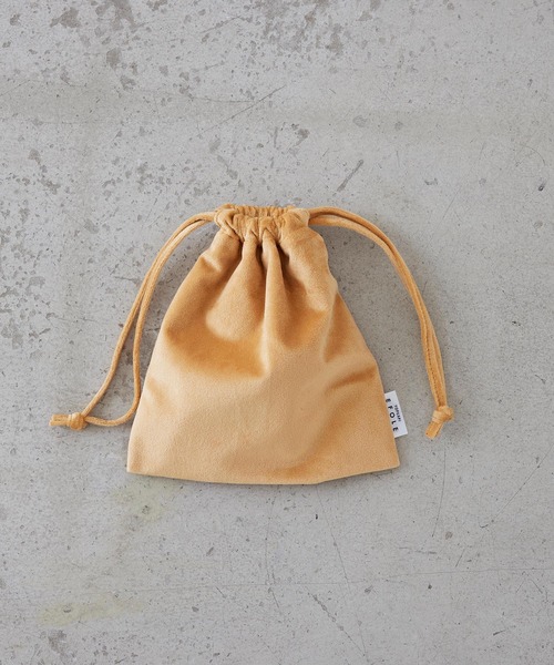 EFOLE(エフォル)の「Velor mini drawstrings / ベロア ミニ 巾着(ハンドバッグ・レディース・ピンク/ラベンダー/イエロー・FREE)」の12枚目の写真