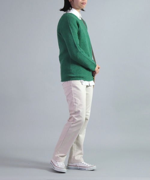 NOR'EASTERLY（ノアイースターリー）の「[ NOR' EASTERLY ]L/S WIDE NECK / シェットランドウール ワイドネックセーター（ニット/セーター・レディース・ベージュ/ブルー/グリーン/レッド/イエロー・34/36）」の13枚目の写真