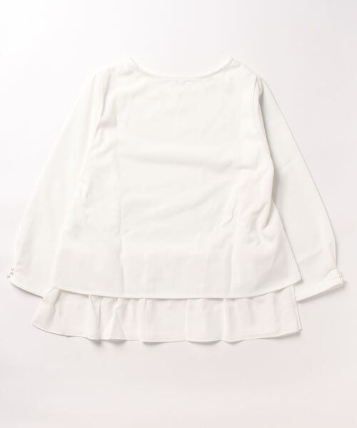 alotta(アロッタ)の「シフォンレイヤードブラウス(シャツ/ブラウス・レディース・ブラック/ホワイト・M/L/LL/3L)」の15枚目の写真