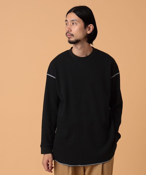 タグ付き　BEAMS LIGHTS ビームス　マーブルデザイン　カットソー タグ付き BEAMS LIGHTS ビームス マーブルデザイン カットソー