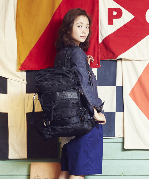 CIAOPANIC(チャオパニック)の「【Ciaopanic】 NYLON BACK PACK(バックパック/リュック・レディース・ブラック/ブラック系その他/ブルー系その他・FREE)」の3枚目の写真