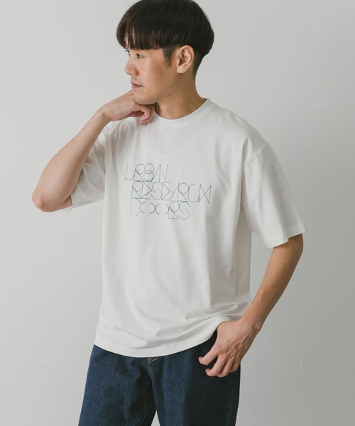 URBAN RESEARCH DOORS（アーバンリサーチドアーズ）の「20周年ロゴプリントTシャツ（Tシャツ/カットソー・メンズ・ブラック/ブルー・MEDIUM/LARGE）」の9枚目の写真