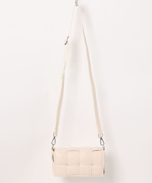 andrea cardone（アンドレアカルドネ）の「【ANDREA CARDONE】イントレチャートレザーショルダーバッグ(Q36463)（ショルダーバッグ・レディース・ブラック/グリーン/アイボリー/グリーン系その他/ダークグリーン/シルバー・ALL）」の14枚目の写真