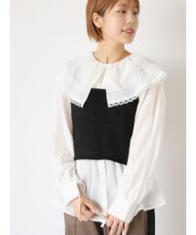 ehka sopo | ニットビスチェ(ベスト)