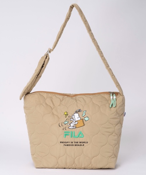 FILA - スヌーピー　フィラ　ボール柄　セット FILA ショルダーバッグ バッグ フィラ ×PEANUTS ピーナッツ