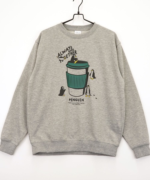 Burner（バーナー）の「【GROOVY STORE】裏毛スウェットクルー(プリント、刺繍) MC（スウェット・メンズ・ブラック/杢グレー/ホワイト/ブルー/ライトブラック/グレー/ブラック系その他2/ミント・M/LL/L）」の5枚目の写真