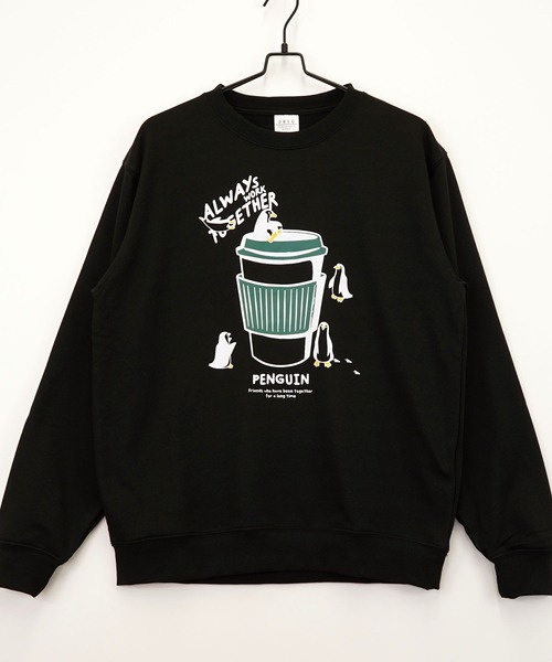 Burner（バーナー）の「【GROOVY STORE】裏毛スウェットクルー(プリント、刺繍) MC（スウェット・メンズ・ブラック/杢グレー/ホワイト/ブルー/ライトブラック/グレー/ブラック系その他2/ミント・M/LL/L）」の4枚目の写真