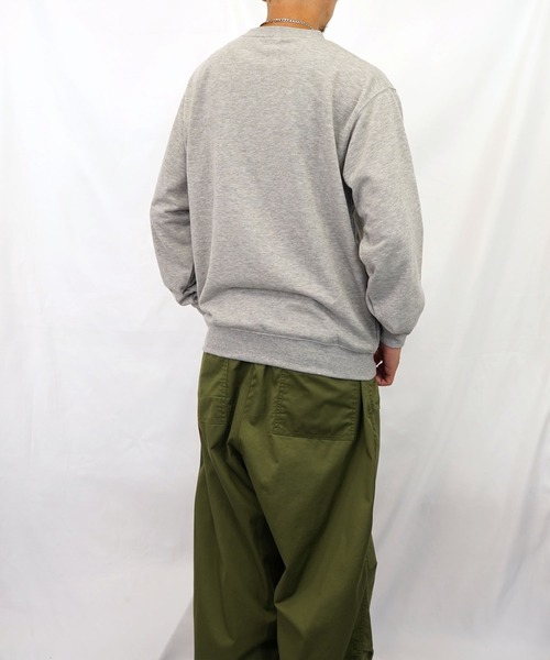 Burner（バーナー）の「【GROOVY STORE】裏毛スウェットクルー(プリント、刺繍) MC（スウェット・メンズ・ブラック/杢グレー/ホワイト/ブルー/ライトブラック/グレー/ブラック系その他2/ミント・M/LL/L）」の17枚目の写真