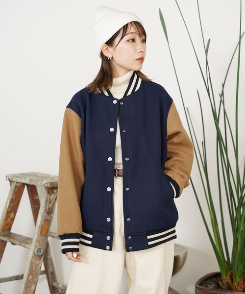 SKOOKUM/スクーカム Light Varsity Jacket スタジャン SKOOKUM（スクーカム）の「SKOOKUM/スクーカム Light Varsity