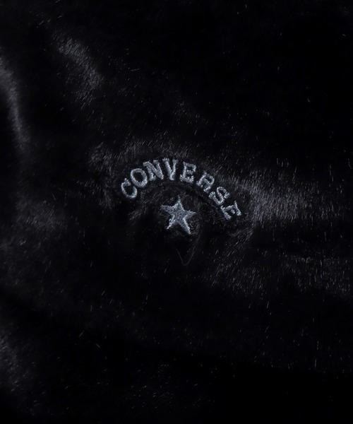 CONVERSE（コンバース）の「CONVERSE（コンバース）ブランドワンポイントロゴ刺繍フェイクファーバケットハット/無地/ヒョウ柄レオパード（ハット・レディース・ブラック/アイボリー/ホワイト系その他/レオパード/グレー/オフホワイト/ホワイト系その他2/パープル・FREE）」の14枚目の写真
