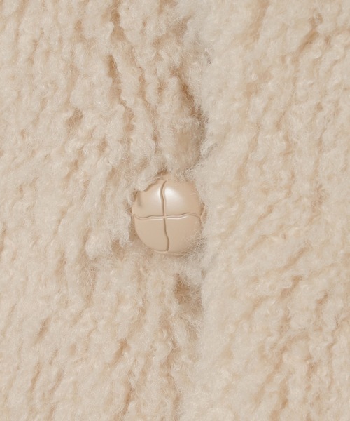 LBC(エルビーシー)の「ボアファーベスト(ベスト・レディース・オフホワイト/ブラウン・L/M)」の20枚目の写真