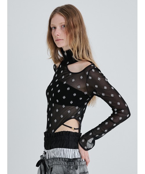SWAN LAKE Cut-out Bodysuit（Tシャツ/カットソー）｜SORIN
