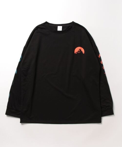 Burner(バーナー)の「【BURNER Recommend Select】袖プリント スウェット ロンT oku-tops-665422843625-20 Y(スウェット・レディース・ブラック/ホワイト/グレー・L/XL)」の9枚目の写真