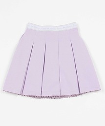 mezzo piano（メゾピアノ）の「ウエストロゴ プリーツスカパン（スカート・キッズ）」