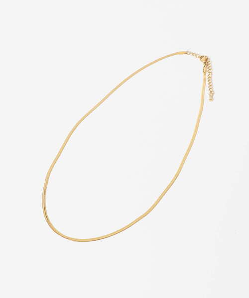 KBF（ケイビーエフ）の「ステンレススネークチェーンネックレス（ネックレス・レディース・シルバー/ゴールド・ONE）」の2枚目の写真