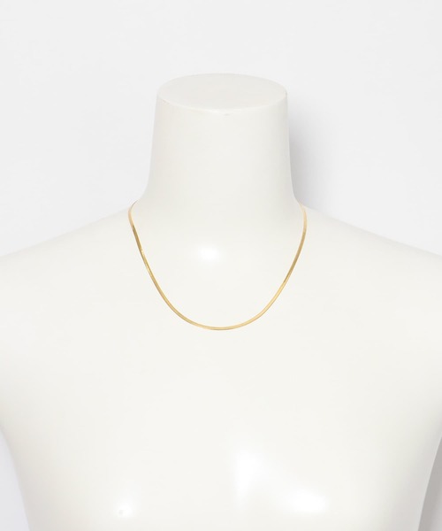 KBF（ケイビーエフ）の「ステンレススネークチェーンネックレス（ネックレス・レディース・シルバー/ゴールド・ONE）」の6枚目の写真