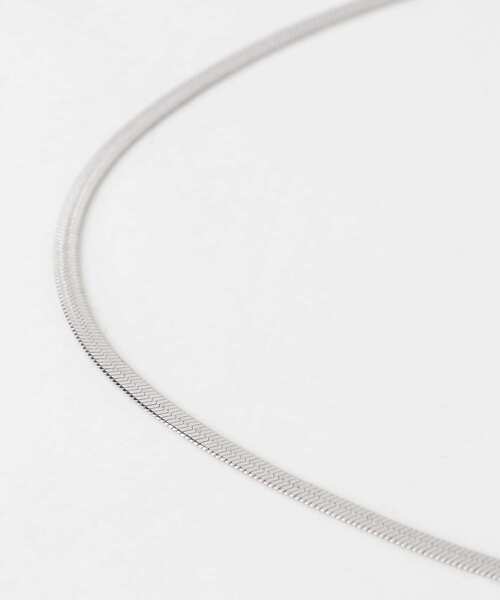 KBF（ケイビーエフ）の「ステンレススネークチェーンネックレス（ネックレス・レディース・シルバー/ゴールド・ONE）」の8枚目の写真