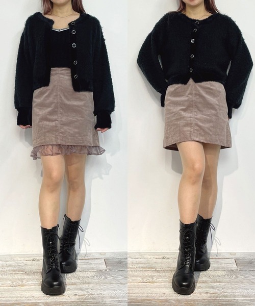 NICOLE CLUB(ニコル クラブ)の「2WAYコーデュロイスカート(スカート・レディース・ブルー/チャコールグレー/ブラウン系・MEDIUM)」の17枚目の写真