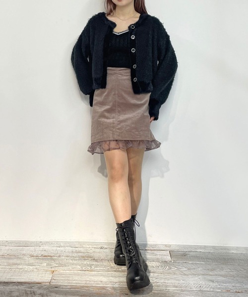 NICOLE CLUB(ニコル クラブ)の「2WAYコーデュロイスカート(スカート・レディース・ブルー/チャコールグレー/ブラウン系・MEDIUM)」の22枚目の写真