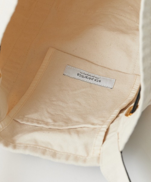 sita parantica(シータパランティカ)の「sita parantica/シータ パランティカ TOTEBAG CVL-L キャンバストートバッグL【大容量】2026年 夏 夏服(トートバッグ・レディース・ブラウン/ブラック/オリーブ/グリーン/ネイビー/パープル/チャコール・ONE SIZE)」の18枚目の写真