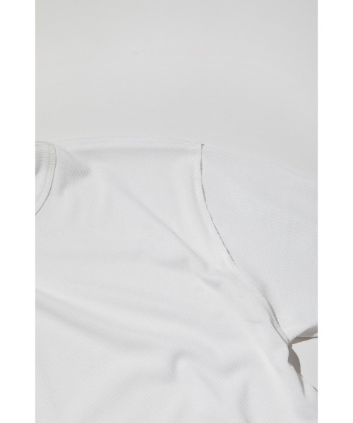 WCJ(ダブルシージェイ)の「【速乾】【防シワ】アウトシームカットソー(Tシャツ/カットソー・レディース・ブラック/ホワイト・FREE)」の7枚目の写真
