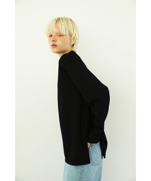 WCJ(ダブルシージェイ)の「【速乾】【防シワ】アウトシームカットソー(Tシャツ/カットソー・レディース・ブラック/ホワイト・FREE)」の20枚目の写真