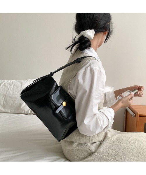 セール】エナメルワンハンドルハンドバッグ（ハンドバッグ