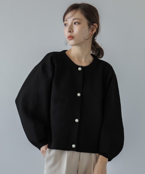 【美品】ROUTINE カーディガン 日本製 美品】ROUTINE カーディガン 日本製