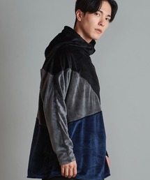 NO ID. | 【NO ID.】Shaggy Stretch Volume Neck Parka / シャギー ストレッチ ボリューム ネック パーカ(パーカー)
