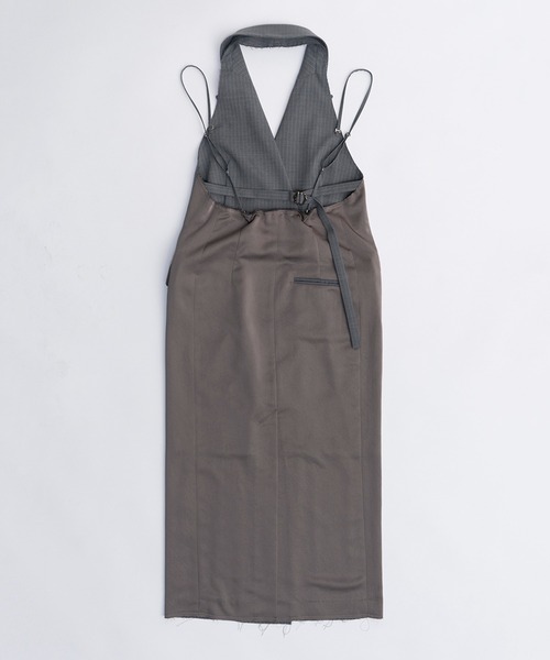 PRANK PROJECT（プランクプロジェクト）の「テーラードジレドレス / Tailored Gilet Dress（ジャンパースカート・レディース・ブラック/グレー・FREE）」の12枚目の写真