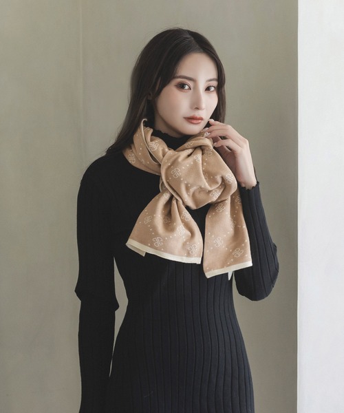 Julia Boutique（ジュリアブティック）の「モノグラム柄ニット