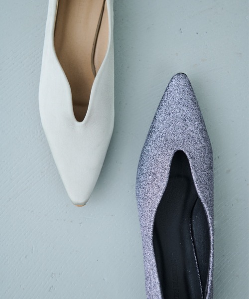 Aunt Marie's(アントマリーズ)の「Uカットパンプス/アソート(パンプス・レディース・その他/グレイッシュベージュ/ブラック・S/L/M)」の17枚目の写真