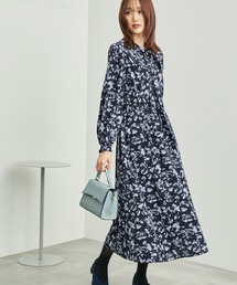 ROPE' PICNIC | フラワープリントリボンワンピース(ワンピース)