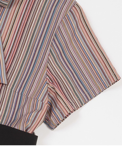 Paul Smith JUNIOR シグネチャーストライプ半袖ワンピース Paul Smith JUNIOR（ポールスミスジュニア）の「シグネチャー