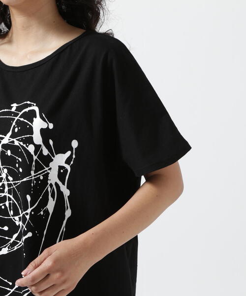 KMRii マグノリア カットソー KMRii マグノリア柄カットソー