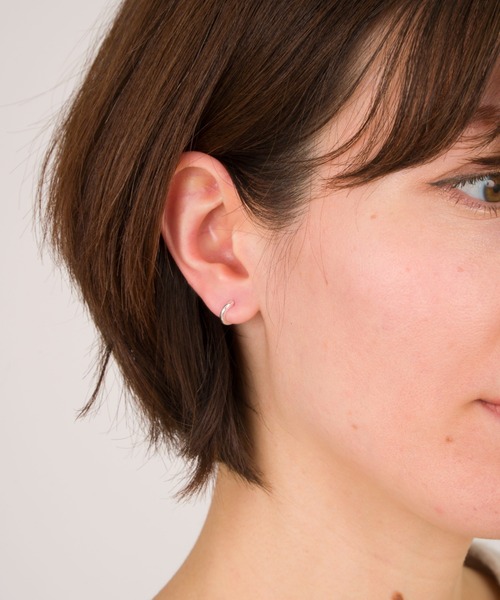 BRIE LEON（ブリーレオン）の「【BRIE LEON/ブリーレオン】フープピアス　ゴールド　シルバー（ピアス（両耳用）・レディース・ゴールド/シルバー・FREE）」の11枚目の写真