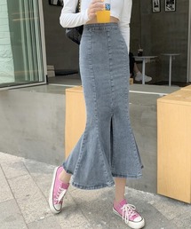 デニムマーメイドスカート大人セクシー