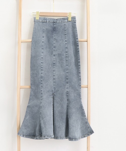 Miniministore(ミニミニストア)の「デニムマーメイドスカート大人セクシー(デニムスカート・レディース・ブラック/ライトブルー・M/S/L/XL)」の18枚目の写真