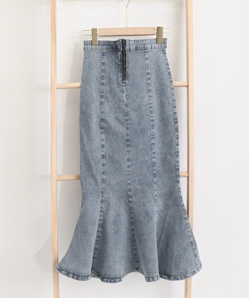 Miniministore(ミニミニストア)の「デニムマーメイドスカート大人セクシー(デニムスカート・レディース・ブラック/ライトブルー・M/S/L/XL)」の19枚目の写真